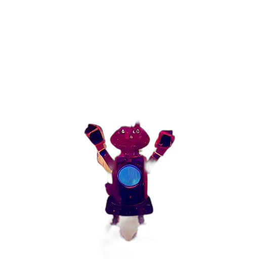 robot, creature, staff, animal transparent PNG cut-out