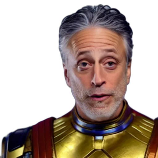 face, jon, stewart, looking transparent PNG cut-out