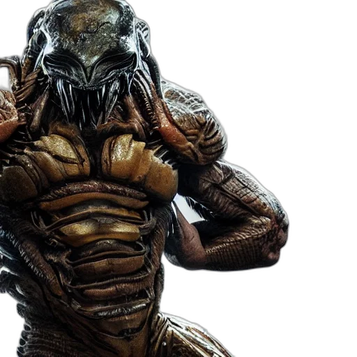 creature, mask, concept art, full transparent PNG cut-out