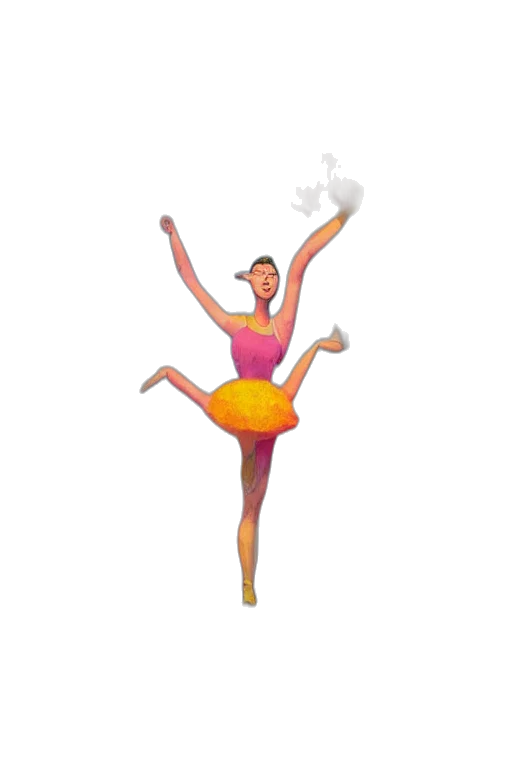 staff, dress, concept art, 3d render transparent PNG cut-out