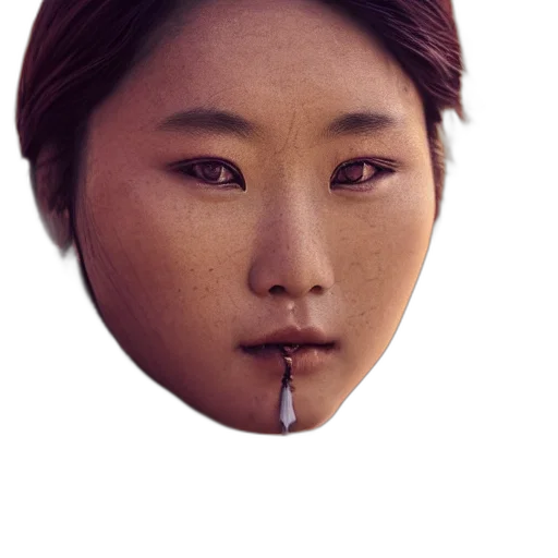 face, mask, jewelry, staff transparent PNG cut-out