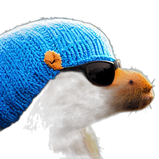 hat, animal, jacket, hair transparent PNG cut-out