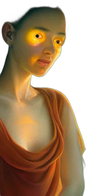 jewelry, dress, face, mask transparent PNG cut-out