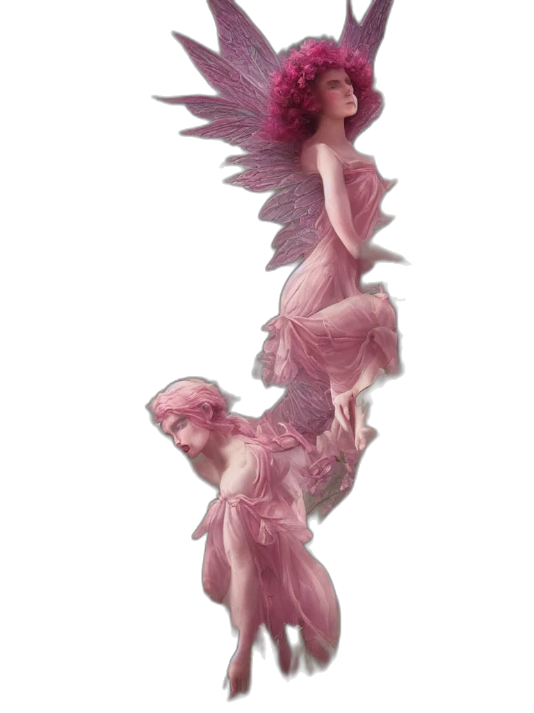 creature, dress, hair, dragon transparent PNG cut-out
