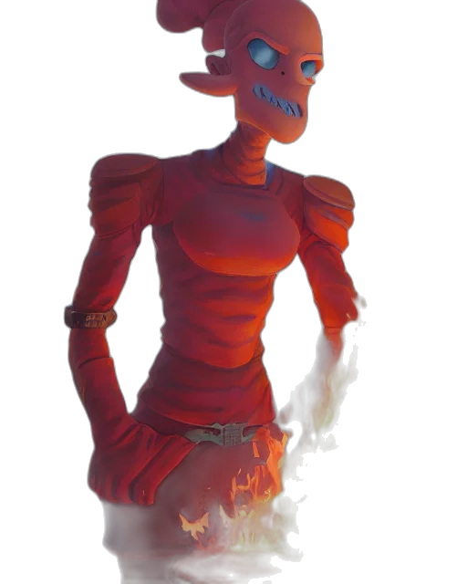 robot, mask, creature, staff transparent PNG cut-out