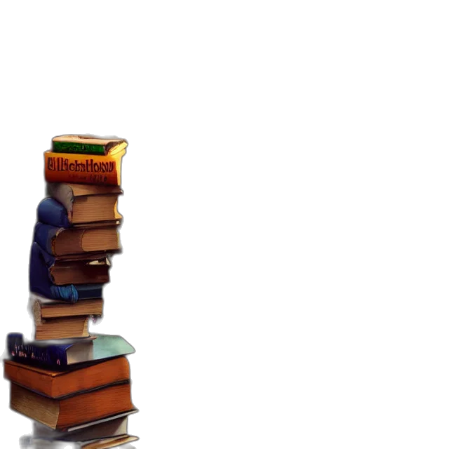 staff, furniture, hat, 3d render transparent PNG cut-out
