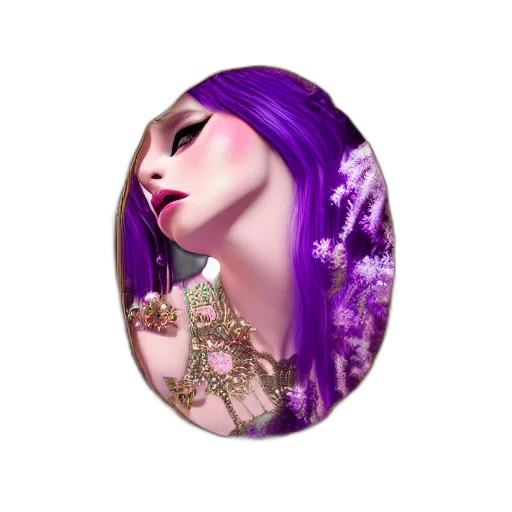 jewelry, fantasy art, photorealistic, 3d render transparent PNG cut-out