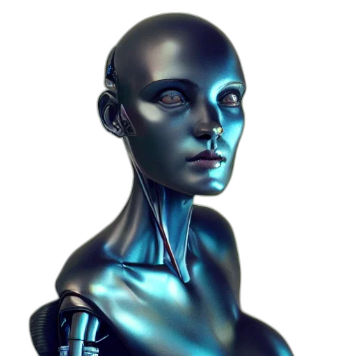 robot, face, mask, creature transparent PNG cut-out