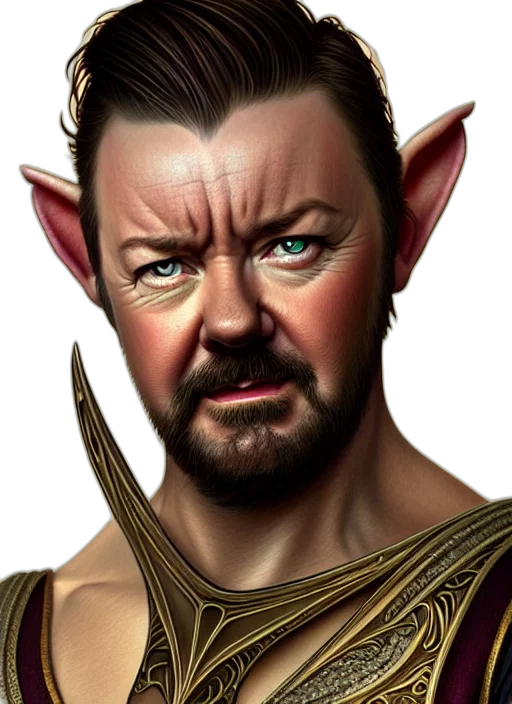 face, fantasy art, photorealistic, comic book art transparent PNG cut-out