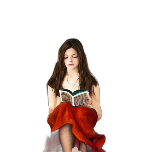 dress, photorealistic, fantasy art, oil painting transparent PNG cut-out