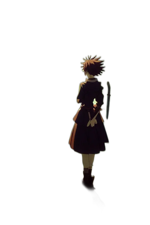 staff, sword, weapon, dress transparent PNG cut-out