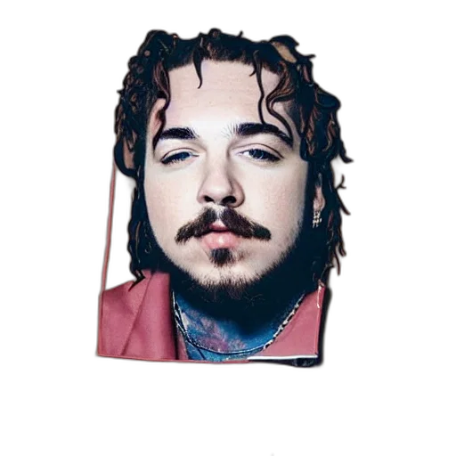 face, jacket, hair, mask transparent PNG cut-out