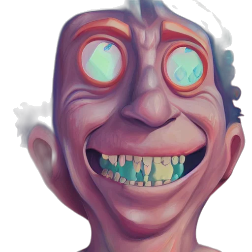 mask, face, creature, concept art transparent PNG cut-out