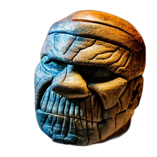 mask, face, 3d render, comic book art transparent PNG cut-out