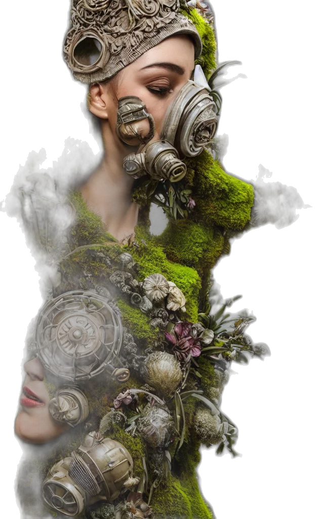 mask, face, jewelry, dress transparent PNG cut-out