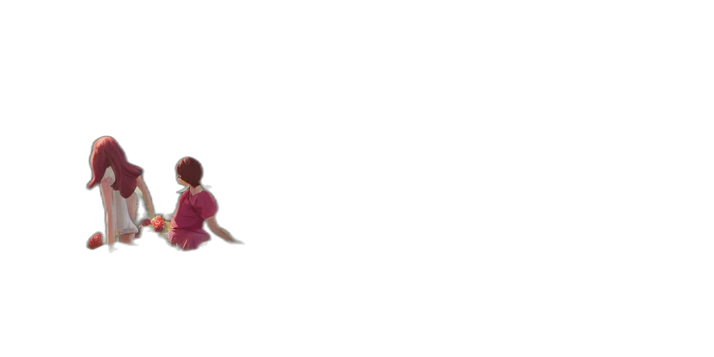 dress, hair, staff, creature transparent PNG cut-out