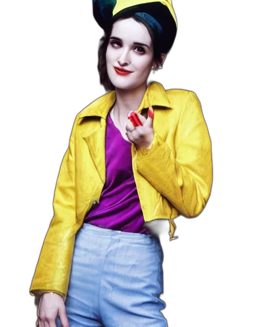 jacket, face, creature, jewelry transparent PNG cut-out