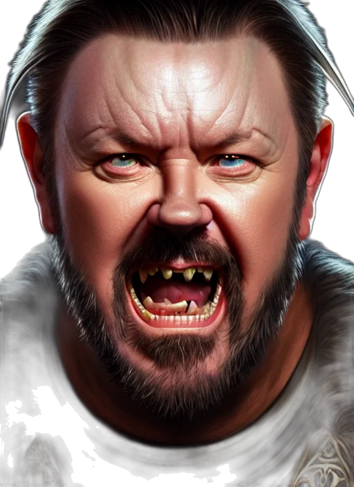 face, creature, photorealistic, concept art transparent PNG cut-out