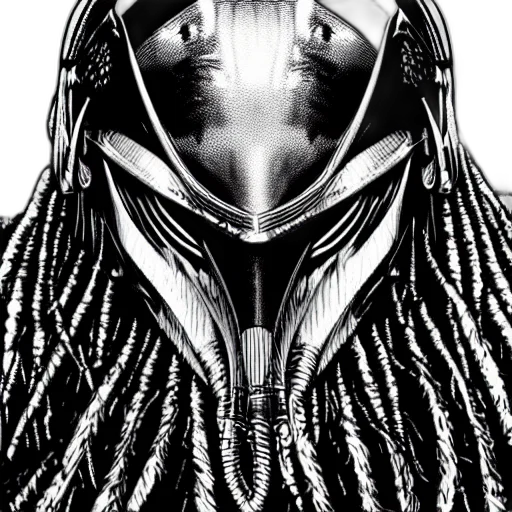 mask, face, robot, hair transparent PNG cut-out