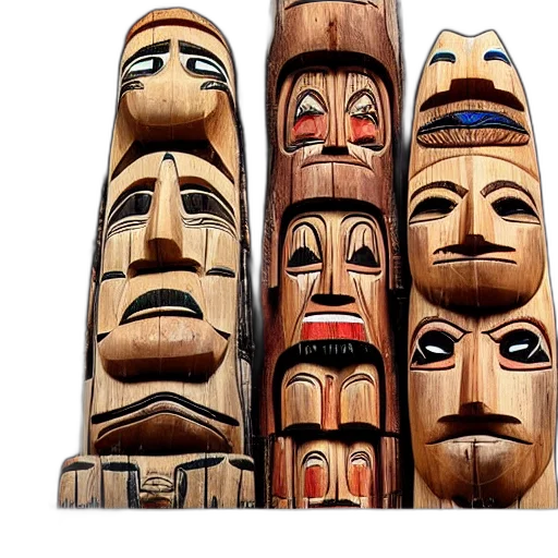 mask, face, furniture, wooden transparent PNG cut-out
