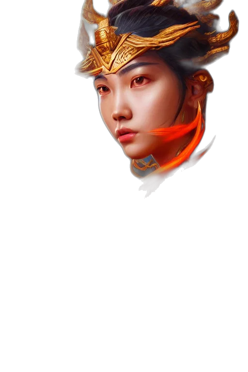 crown, face, staff, mask transparent PNG cut-out