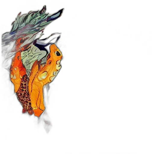 dragon, mask, creature, face transparent PNG cut-out