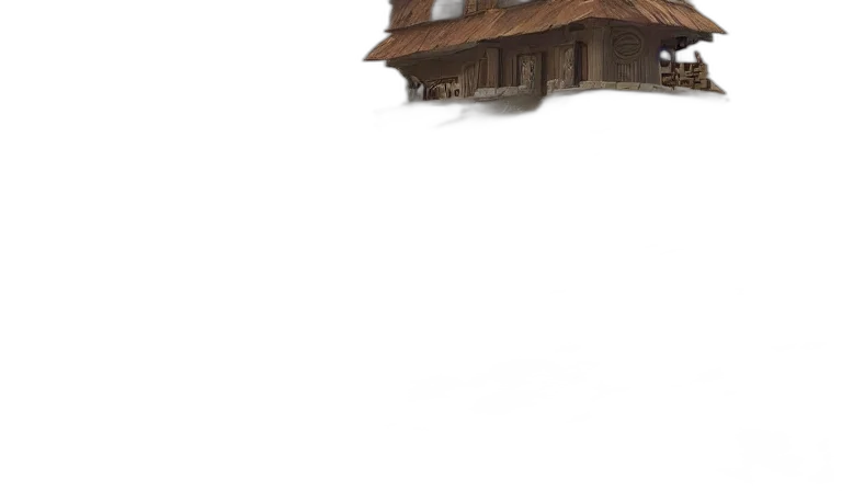 building, hat, weapon, dragon transparent PNG cut-out