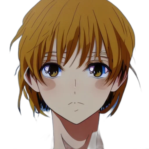 face, staff, hair, anime transparent PNG cut-out