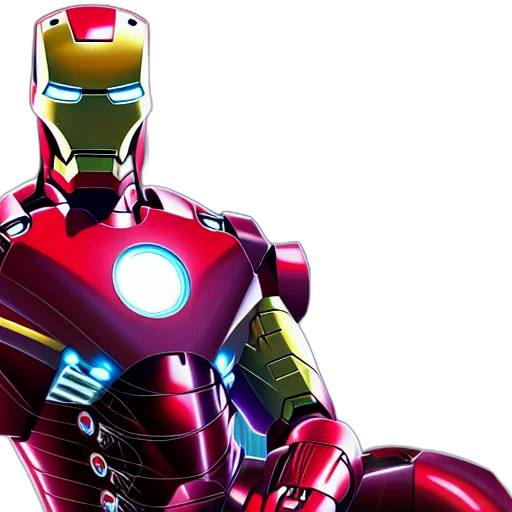 robot, 3d render, comic book art, concept art transparent PNG cut-out