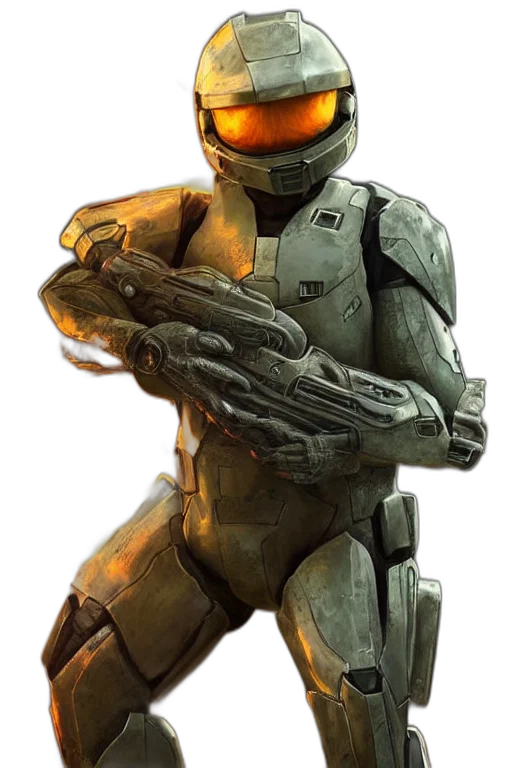 robot, weapon, concept art, pixel art transparent PNG cut-out
