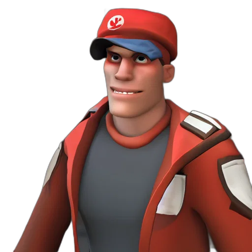hat, face, jacket, staff transparent PNG cut-out