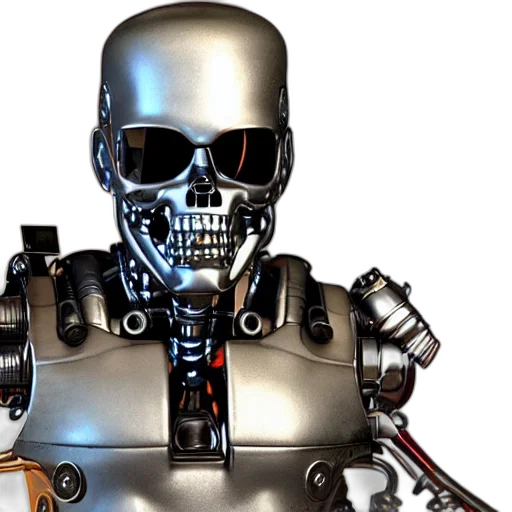 robot, cyberpunk, 3d render, concept art transparent PNG cut-out