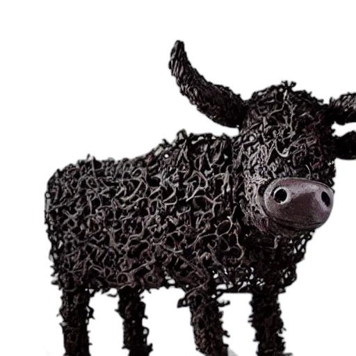 animal, creature, mask, 3d render transparent PNG cut-out