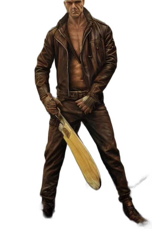 staff, jacket, sword, weapon transparent PNG cut-out