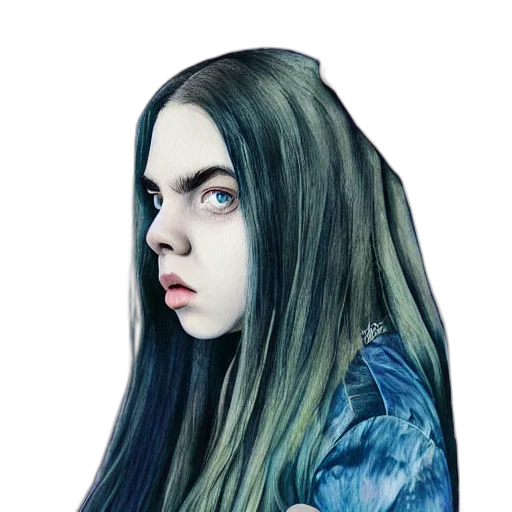 face, hair, creature, mask transparent PNG cut-out