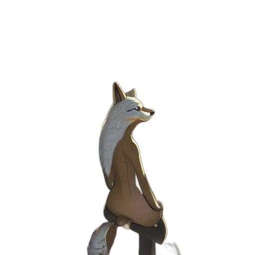 staff, animal, creature, robot transparent PNG cut-out