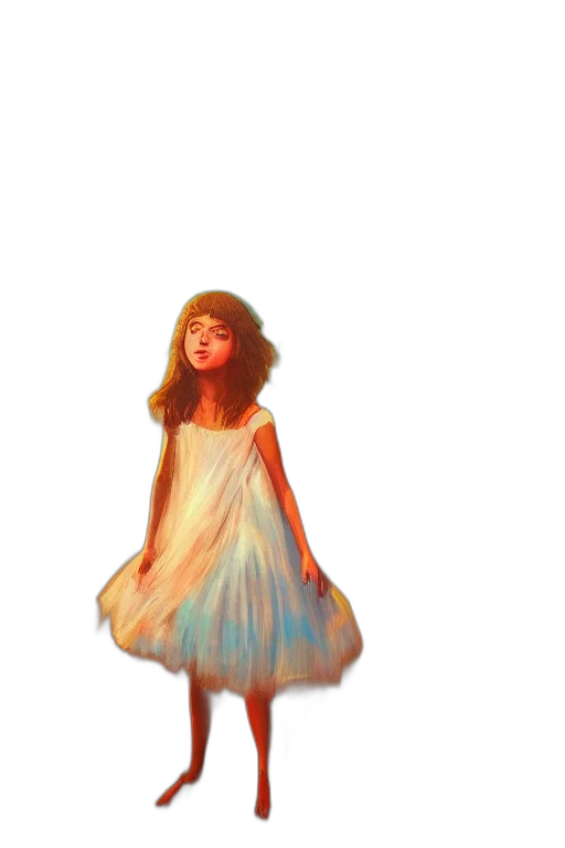 dress, creature, face, robot transparent PNG cut-out