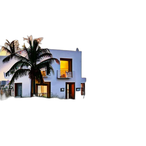 building, 3d render, photorealistic, concept art transparent PNG cut-out