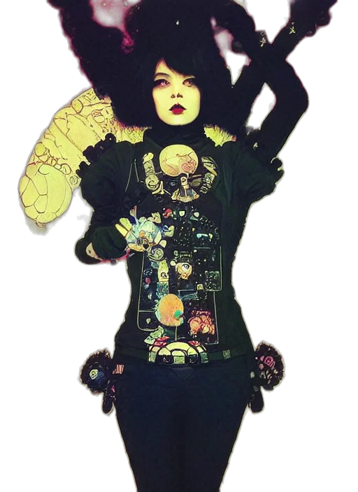 jacket, robot, dress, jewelry transparent PNG cut-out