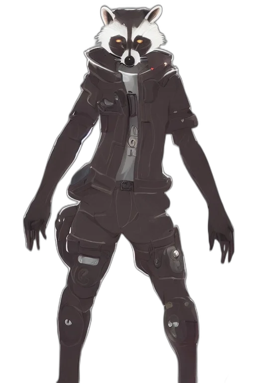 jacket, mask, robot, creature transparent PNG cut-out