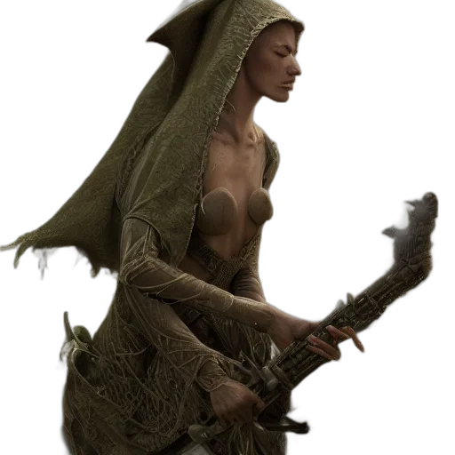 dress, staff, weapon, sword transparent PNG cut-out