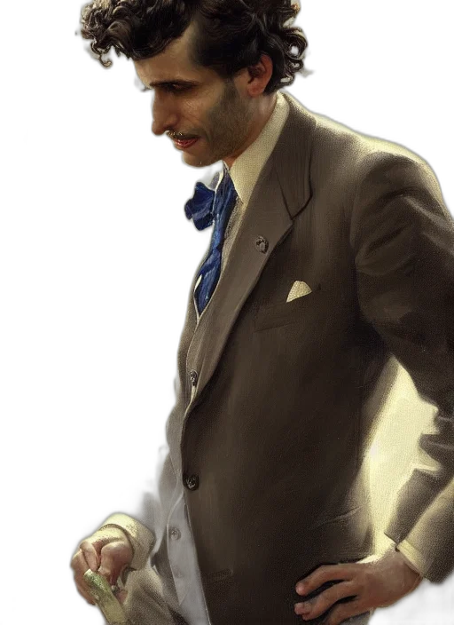 staff, hat, jacket, face transparent PNG cut-out
