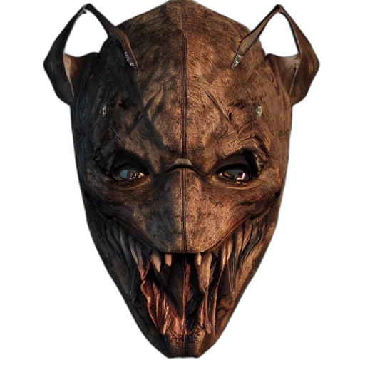 mask, face, creature, dragon transparent PNG cut-out