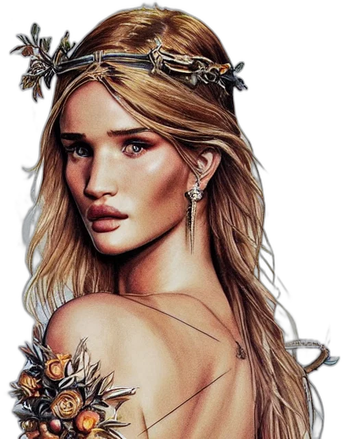 crown, jewelry, fantasy art, photorealistic transparent PNG cut-out