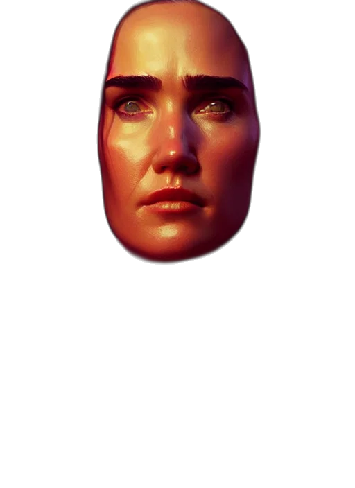 face, mask, crown, robot transparent PNG cut-out