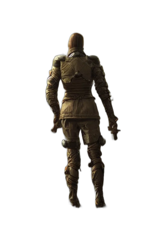robot, staff, creature, jacket transparent PNG cut-out