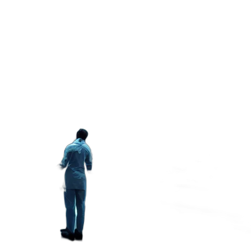 staff, robot, jacket, face transparent PNG cut-out