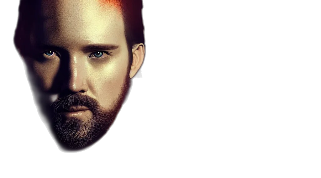 face, mask, photorealistic, concept art transparent PNG cut-out