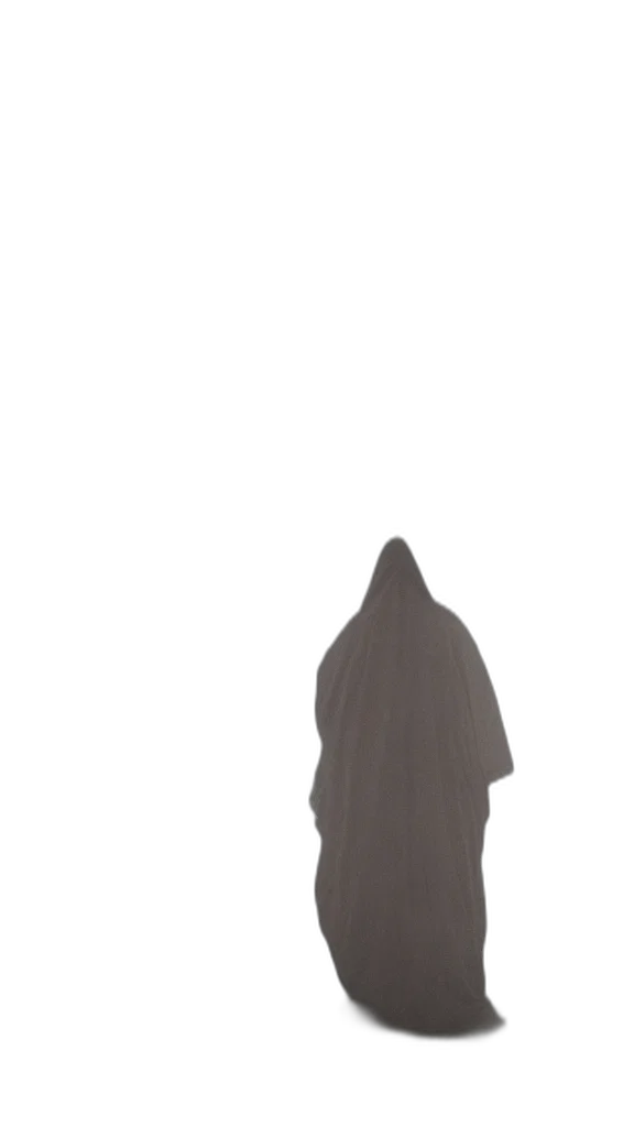 dress, staff, mask, hat transparent PNG cut-out