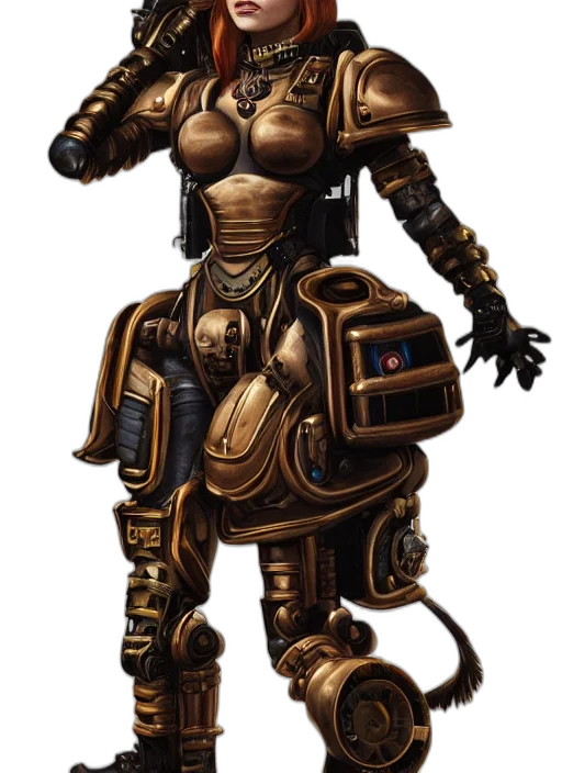robot, concept art, fantasy art, cyberpunk transparent PNG cut-out